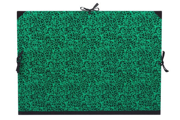 Portfolio 72x52cm green ribbon